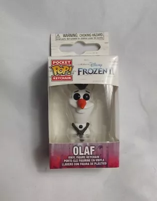 Buy Olaf Snowman Frozen Disney Pocket Pop Keychain Official Funko Pop Vinyl Keyring • 4£