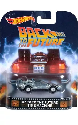 Buy Hot Wheels Retro Entertainment Back To The Future Time Machine • 49.99£