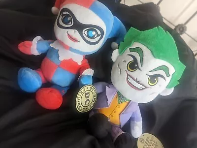 Buy DC Harley Quinn And Joker Plush Bandai Set 30cm • 20£