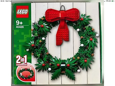 Buy Lego Christmas Wreath 2 In 1 Set #40426 Brand New & Sealed. Free Postage BNIB • 34.95£
