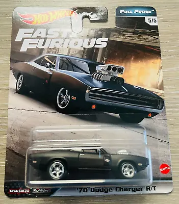 Buy Hot Wheels '70 Dodge Charger R/T 1:64 Full Force GJR73 The Fast And The Furious • 19.95£