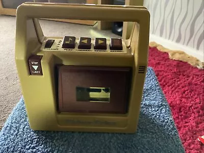 Buy Vintage 1980s Fisher Price Toy Brown Cassette Player Tape Recorder • 45£