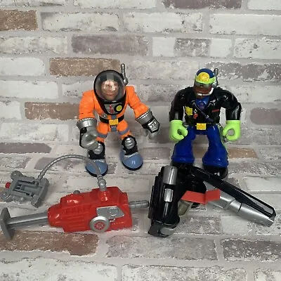 Buy Vintage 1990s Fisher Price Rescue Heroes 2 X Characters • 9.99£