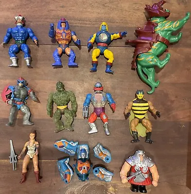 Buy He-Man / MOTU Job Lot / Vintage Action Figures / Grayskull Heroes/ Mattel 1980s • 5£