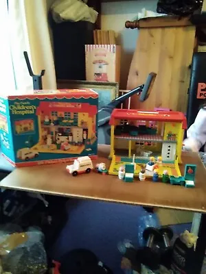 Buy Vintage 1970s Fisher Price Play Family Hospital • 100£