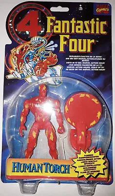 Buy Toybiz  Fantastic Four Human Torch  MOC 1994 • 40£