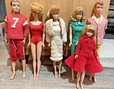 Buy Vintage 1960's Barbie X2, Ken, Midge, Allan & Skipper Clothing Catalogue • 399.99£