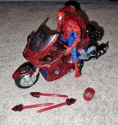 Buy Marvel: Spider-Man Classics - Web Cycle & Figure - ToyBiz - 2001 - Complete • 9.99£