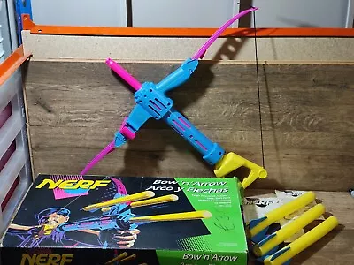 Buy 1993 Kenner Nerf Bow And Arrow Retro Rare Collectible Boxed • 79.99£