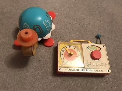 Buy Fisher Price Toys - Tortise - Clock 1970s  • 10£
