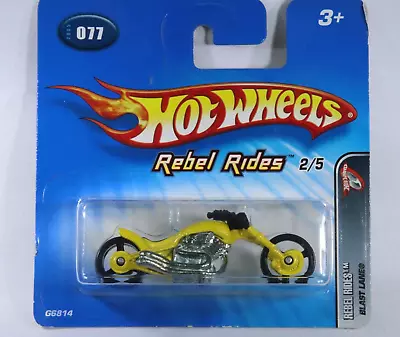 Buy Hot Wheels Blast Lane Motorbike In Yellow From Rebel Rides Series 2/5 Ref G6814 • 3.99£