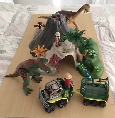 Buy Playmobil Lava Erupting Volcano With TRex And Brachiosaurus Dinos, Figures. • 32.99£