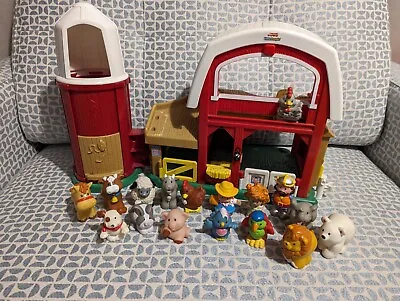 Buy Fisher Price 2005 Little People - Animal Sounds Farm With 16 Figures • 22.99£