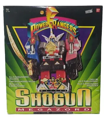 Buy Vintage Bandai Power Rangers Deluxe Shogun Megazord 2490 Boxed Zord 1995 • 125£