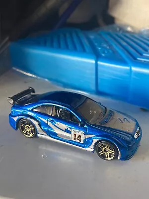 Buy Hot Wheels Mercedes CLK DTM Blue Diecast Collectible 1/64 Used • 2.50£