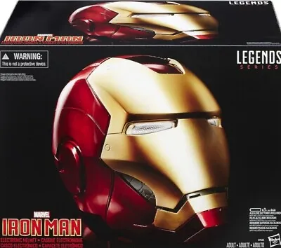 Buy Marvel Legends Iron Man 1:1 Scale Wearable Electronic Helmet BRAND NEW • 98£