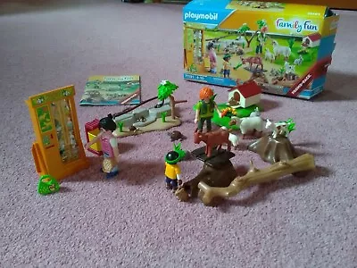 Buy Playmobil 71191 Family Fun Petting Zoo With Animals & People Playset New • 16.50£