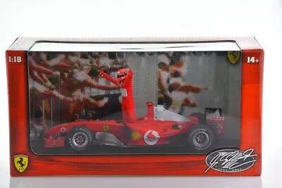 Buy F1 Ferrari F2005 M. Schumacher 7x Champion 2005 1/18 Hot Wheels • 157.88£