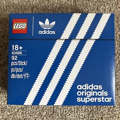 Buy LEGO Mini Adidas Originals Superstar 40486 - New & Sealed • 29.99£