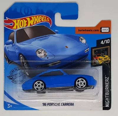 Buy Hot Wheels - 96 Porsche Carrera Nightburnerz 4/10 Short Blue • 8.99£