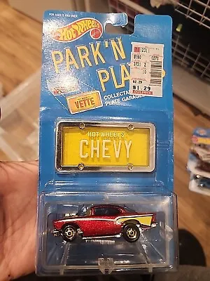 Buy Vintage 1989 Hot Wheels Park N' Plates '57 Chevy MOSC New Sealed • 1.99£