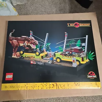 Buy Lego 76956 Jurassic Park T-Rex Breakout - Brand New And Sealed • 96.99£