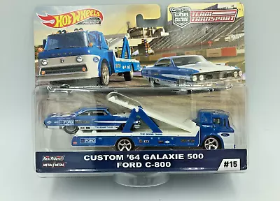 Buy Hot Wheels Team Transport Custom '64 Ford Galaxie 500 Ford C-800 #15 1:64 • 22£