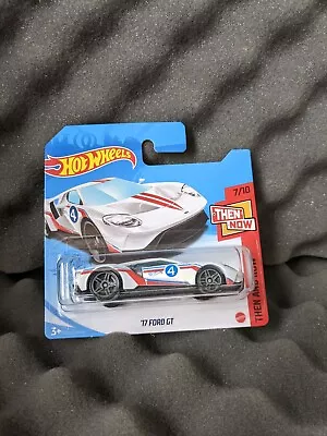 Buy Hot Wheels Then And Now #164 White '17 Ford GT 2021 Excellent Short Card P03 • 3.95£