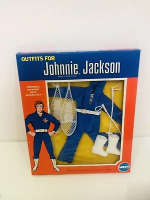 Buy NEW VINTAGE JOHNNIE JACKSON SNOWMOBILE OUTFIT MEGO DOLL BOXED LONDON 70s AE68 • 22.99£