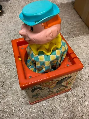 Buy Fisher Price - Rare - Jack-in-the-box - Retro Puppet Vintage & Collectible 1970 • 17.50£