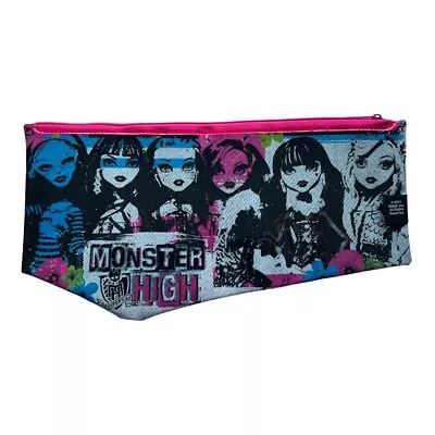 Buy Monster High Large Flat Pencil Zipped Case With Fun Deisgn • 3.49£