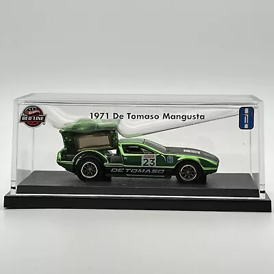Buy Hot Wheels 1971 De Tomaso Mangusta RLC Red Line Club Spectraflame Light Green • 50£
