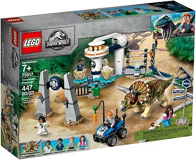 Buy Lego 75937 - Jurassic World Triceratops Rampage Set - New & Sealed • 149.99£