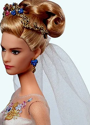Buy Barbie Disney Mattel Collector Wedding Cinderella Lily James Doll A.NEW Collection • 130.60£