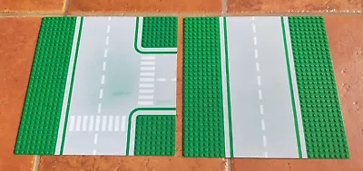 Buy VINTAGE LEGO 32 X 32  GREEN ROAD BASEPLATES -  PART NOS 612p01 & 30279pb02 • 9.75£