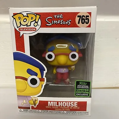 Buy Funko Pop! Vinyl - The Simpsons - Milhouse #765 - 2020 Spring Convention • 35£