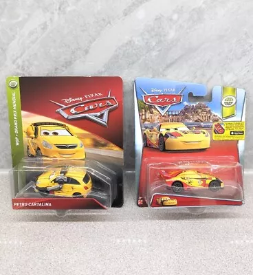 Buy Disney Pixar Cars 2 WGP Miguel Camino & Crew Chief Petro Cartalina Diecast 1:55 • 26.99£
