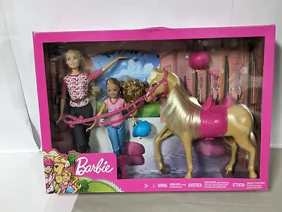 Buy Barbie Stacy + Horse Camping Fun 2018 Mattel CCT25 Original Packaging F30 • 71.84£