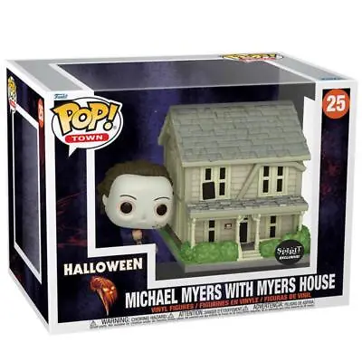 Buy Funko Pop! Town: Halloween - Michael Myers With Myers House Exclusive Figure #25 • 59.95£