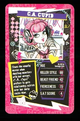 Buy 1 X Info Card Monster High Character C A Cupid - R110 • 2.29£