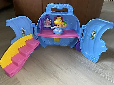 Buy Disney Princess Fisher Price Little People Cinderella Play Set Carriage  • 10£
