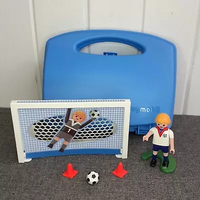 Buy Playmobil Sports & Action Football Soccer Penalty Shootout Carry Case - Set 5654 • 5£