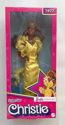 Buy 2021 Barbie Signature Superstar Christie 1977 Made In Indonesia Nrfb • 213.38£