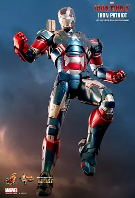 Buy 1/6 Hot Toys Mms195d01 Marvel Iron Man 3 Diecast Iron Patriot Action Figure • 365.99£