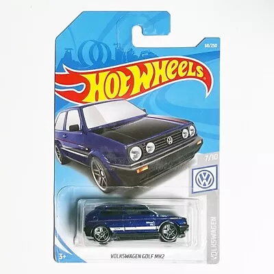 Buy Hot Wheels 2020 Volkswagon Series Volkswagen Golf MK2 (Blue) • 6.40£