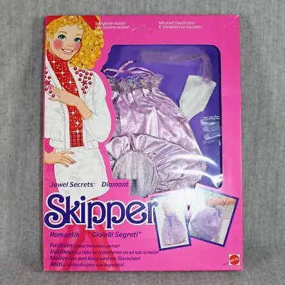 Buy BARBIE MATTEL SKIPPER Jewel Secrets Doll Fashion Outfit New Sealed Vintage 1980s • 23.88£