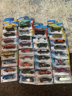 Buy Mix Of 33 Hot Wheels, Various Years With Treasure Hunt And Chase Cars 🔥 • 40£