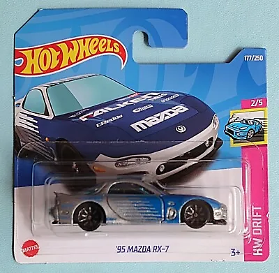 Buy Hot Wheels. '95 Mazda RX-7. New Collectable Toy Model Car. HW Drift. • 3.50£