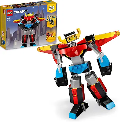 Buy LEGO 31124 Creator 3in1 Super Robot Toy To Dragon Figure To Jet Plane, Creative • 12.62£