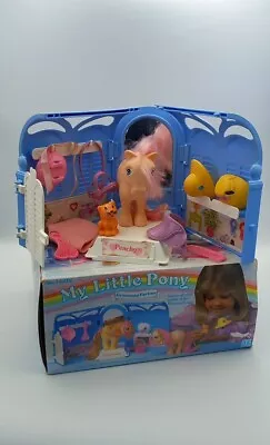 Buy My Little Pony - Grooming Parlour W/ Peachy - 1983 Original Playset • 6.50£